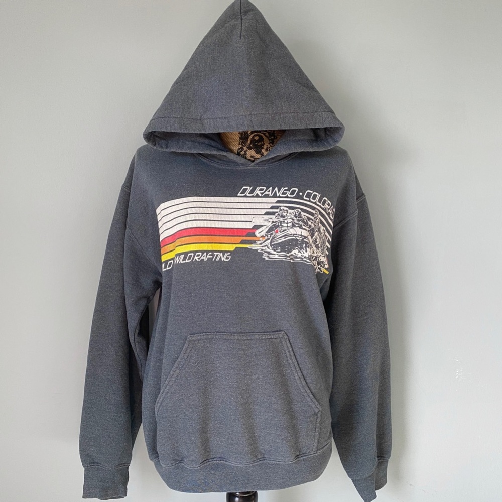 Vintage Durango Colorado hooded graphic sweatshirt Unisex